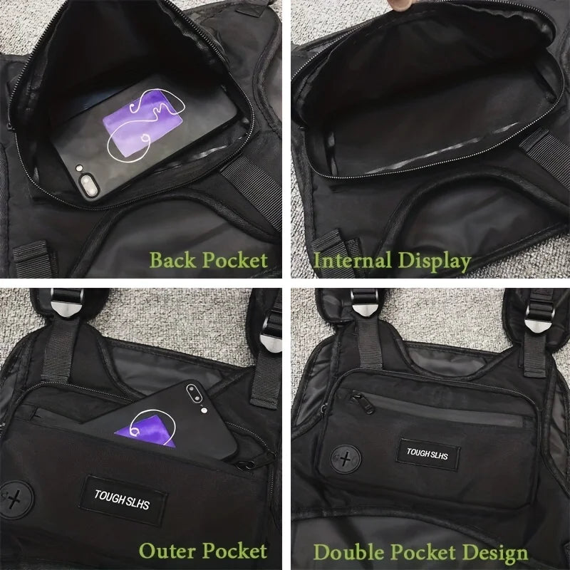 Urban Hip Hop Streetwear Brusttasche
