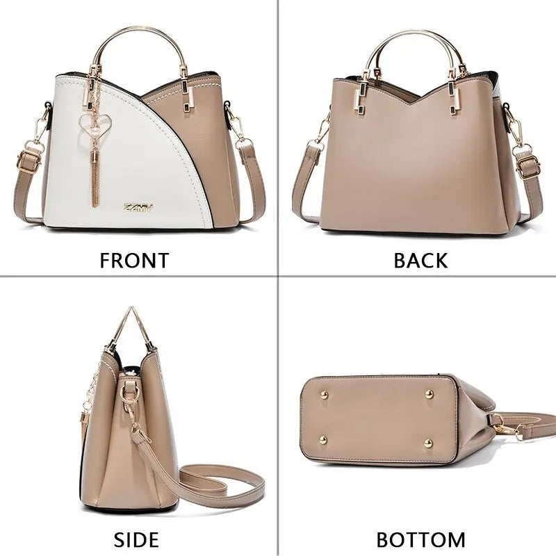 Pastel Patchwork Tote: Stylish & Spacious Everyday Bag