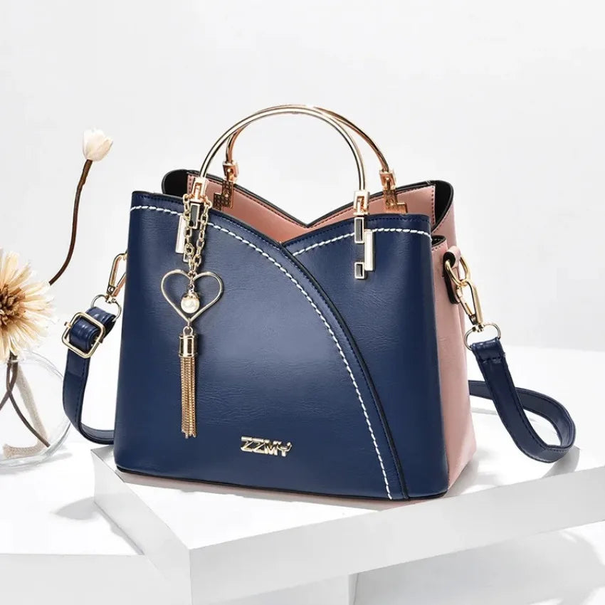 Pastel Patchwork Tote: Stylish & Spacious Everyday Bag