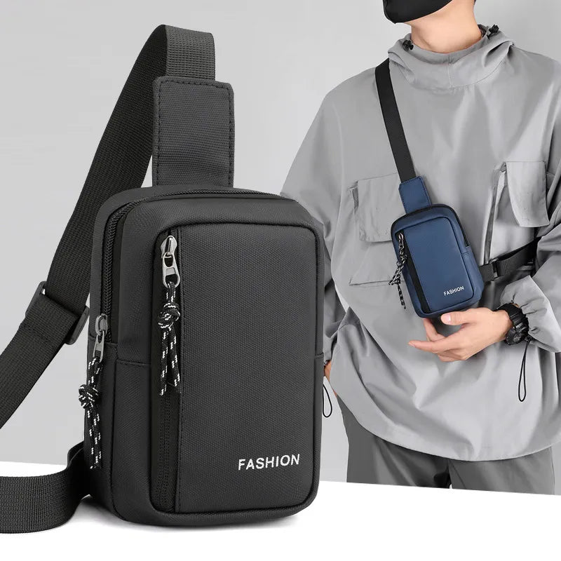 Kompakte Urban Crossbody Oxford-Tasche für Herren
