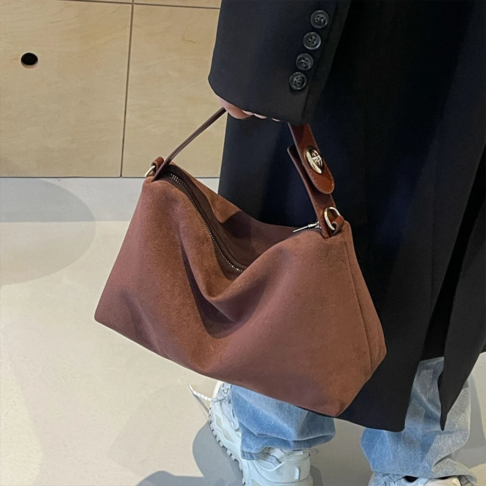 Große Umhängetasche aus PU-Leder – Elegante und vielseitige Tragetasche