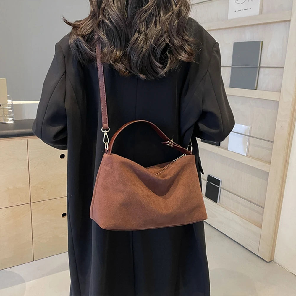 Große Umhängetasche aus PU-Leder – Elegante und vielseitige Tragetasche