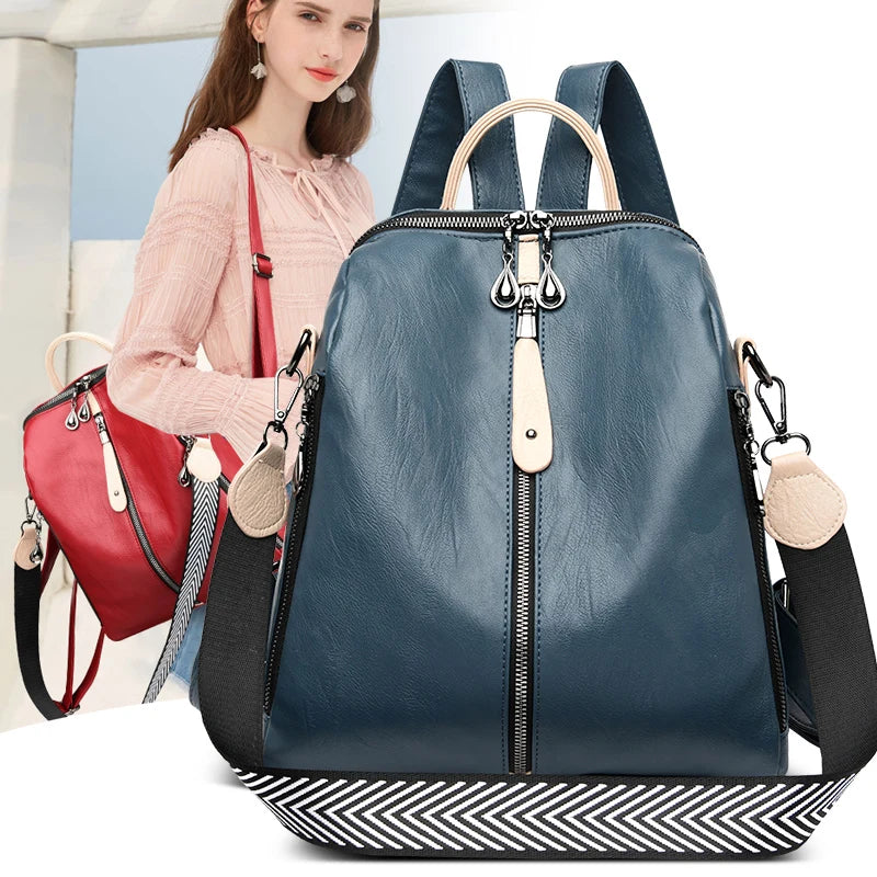 Stylischer zweifarbiger Rucksack