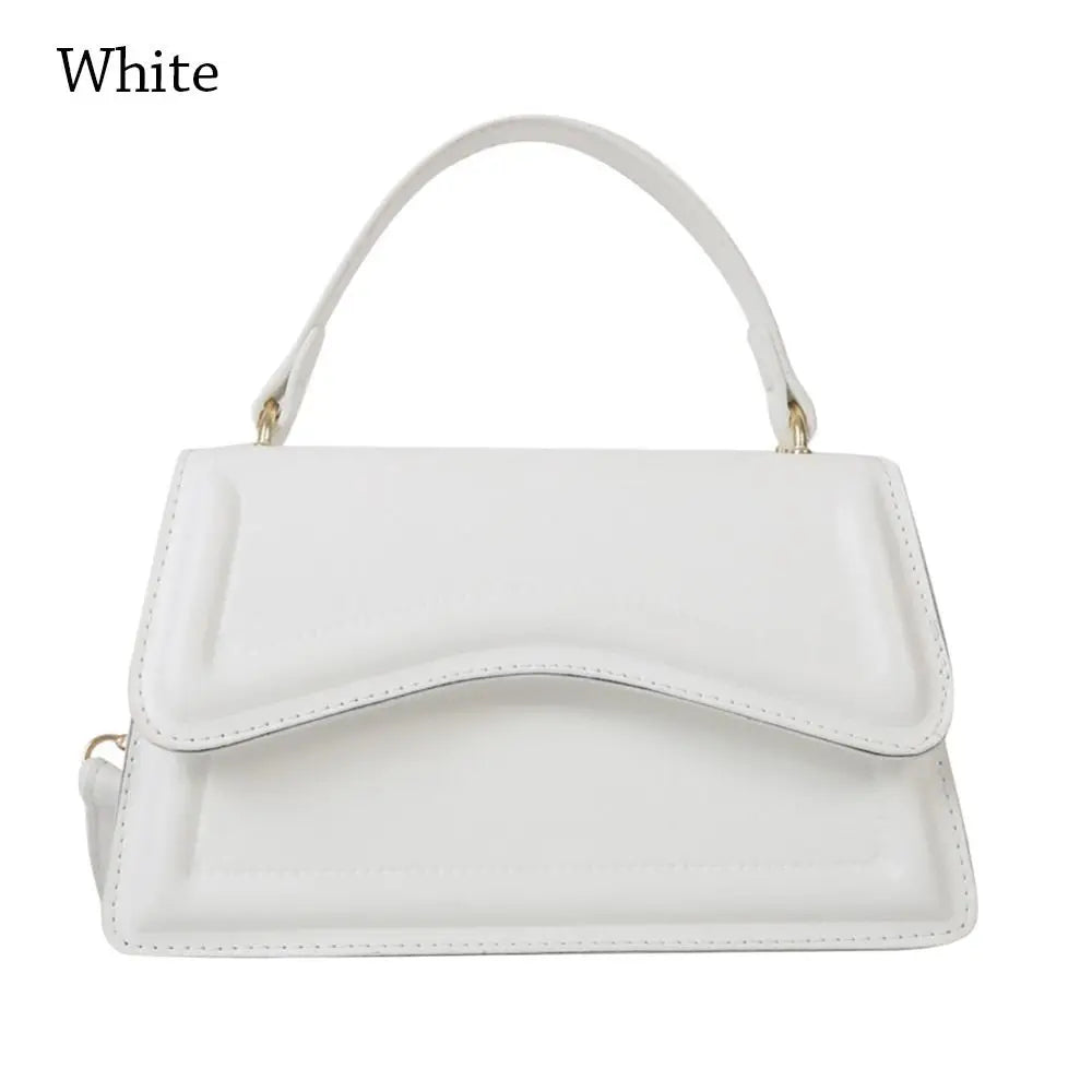 Trendy Crossbody Handbag with Unique Flap Design