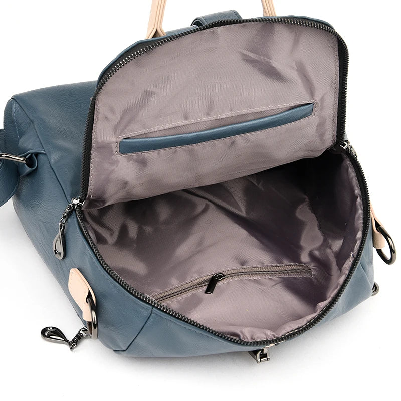 Stylischer zweifarbiger Rucksack