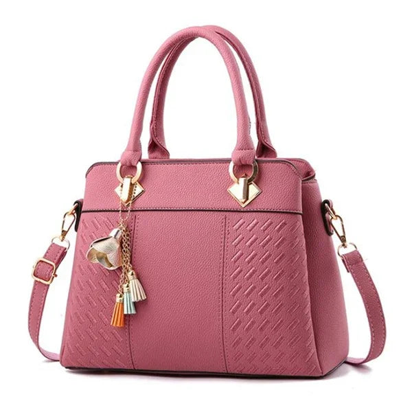 Elegant Korean Style Tassel Handbag – Chic Shoulder Crossbody Bag