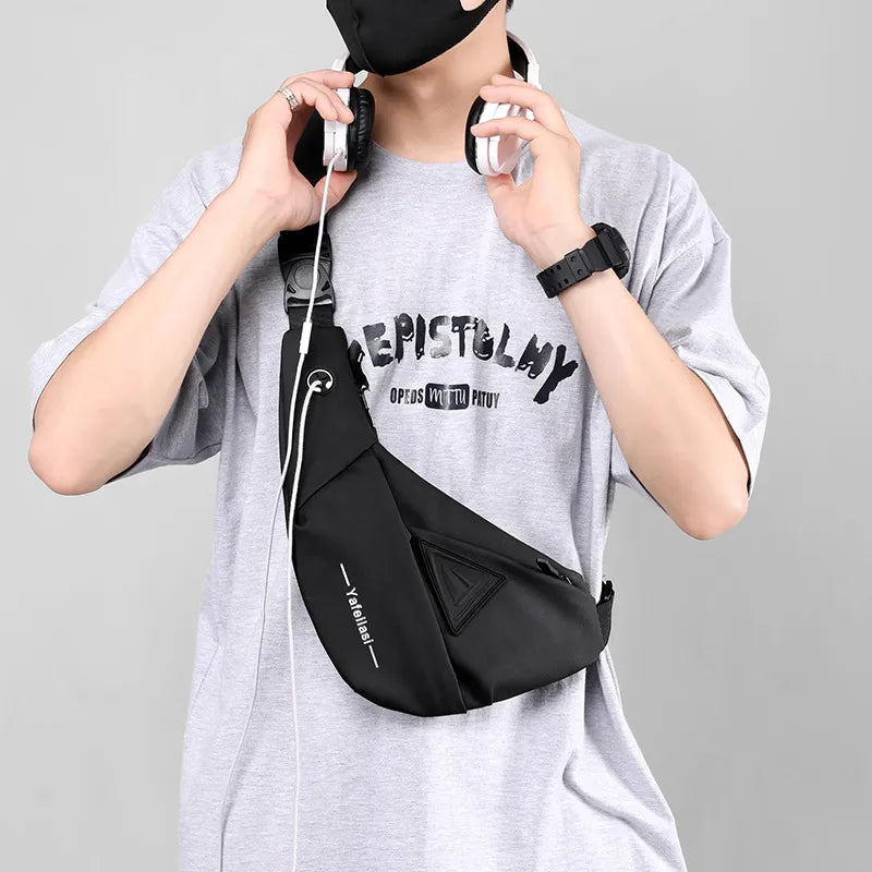 Ergonomische Sling-Umhängetasche mit Diebstahlschutz