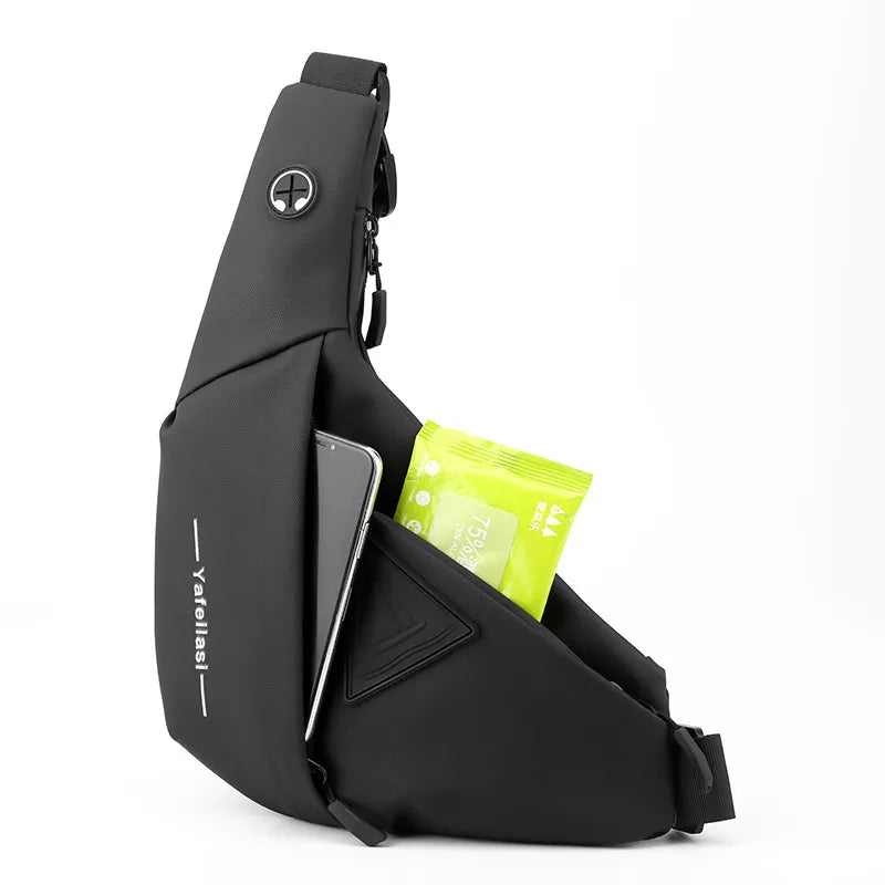 Ergonomische Sling-Umhängetasche mit Diebstahlschutz