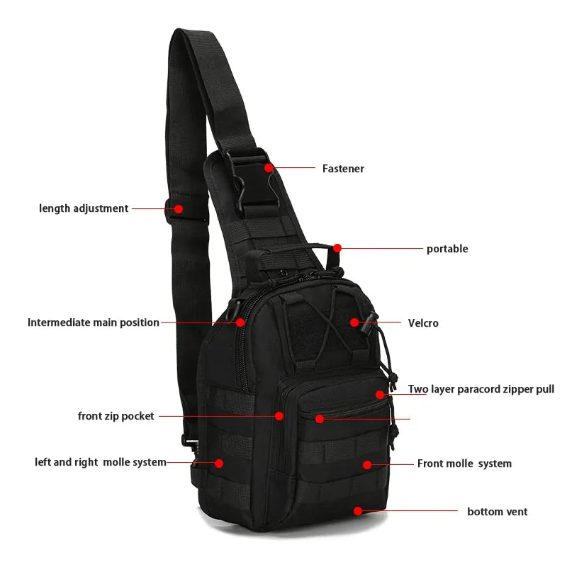 Taktische Allzweck-Brusttasche
