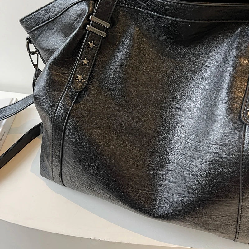Luxury Large Tote Bag for Women – Soft PU Leather Shoulder Handbag with Spacious Interior & Elegant Design