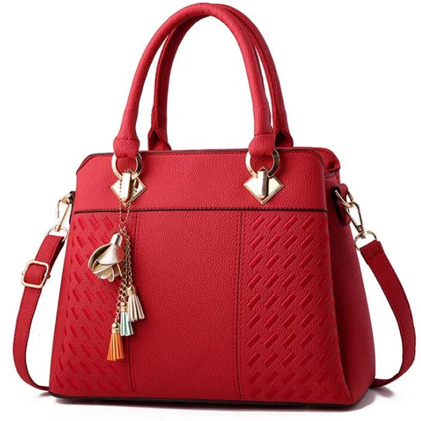 Elegant Korean Style Tassel Handbag – Chic Shoulder Crossbody Bag
