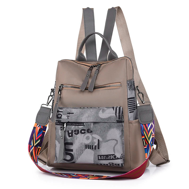 2025 Urban Chic Patchwork Women's Backpack