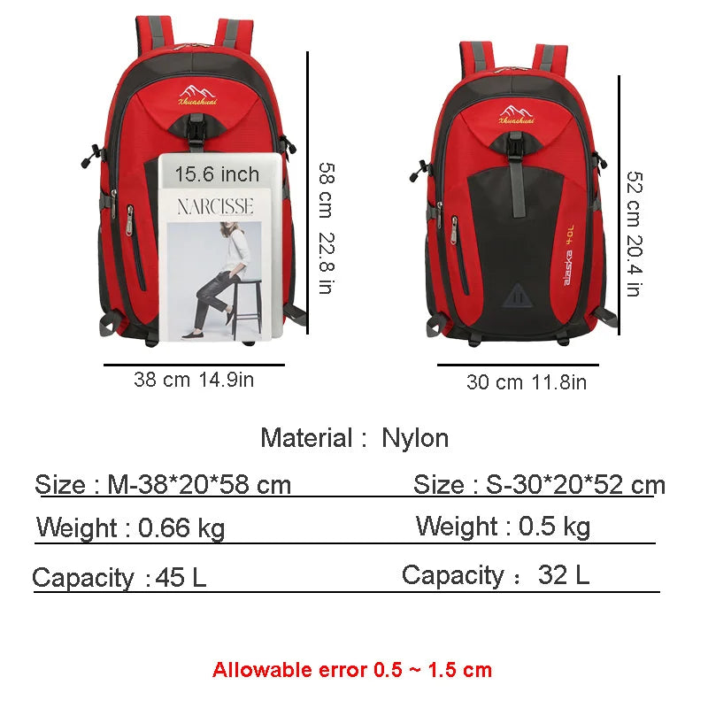 Abenteuertauglicher Trekking-Rucksack: Wasserdicht und mit vielen Taschen