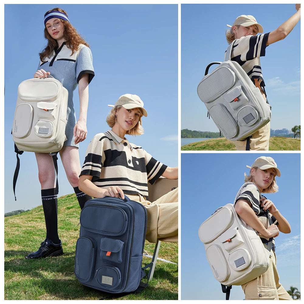 Reiserucksack mit mehreren Fächern – wasserdichte 18-Zoll-Laptoptasche