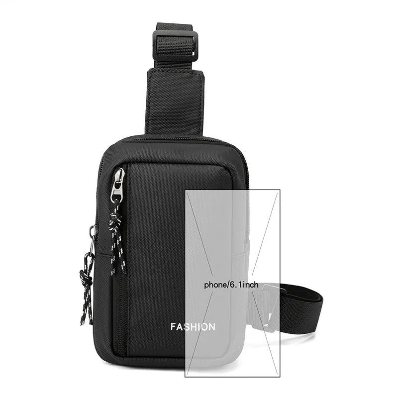 Kompakte Urban Crossbody Oxford-Tasche für Herren