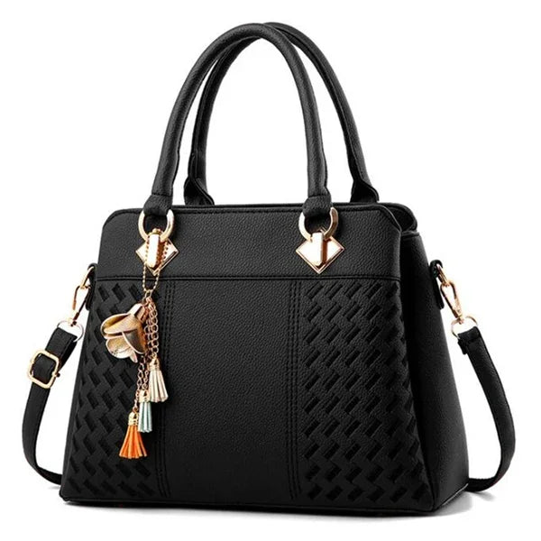 Elegant Korean Style Tassel Handbag – Chic Shoulder Crossbody Bag