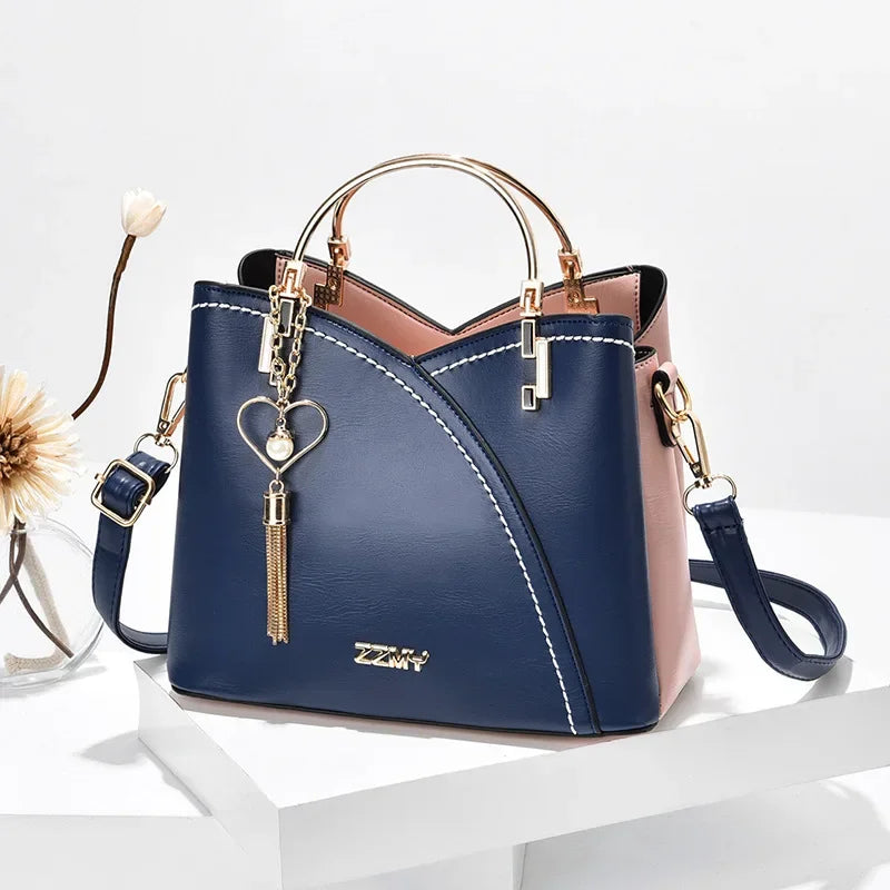 Pastel Patchwork Tote: Stylish & Spacious Everyday Bag
