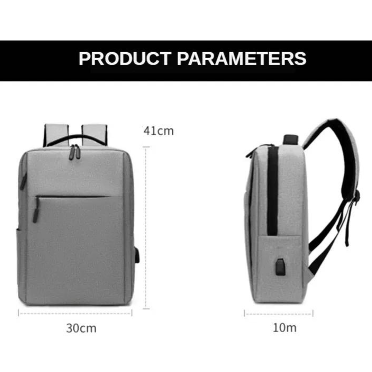Versatile Travel Backpack with USB Charging - Waterproof Laptop Bag
