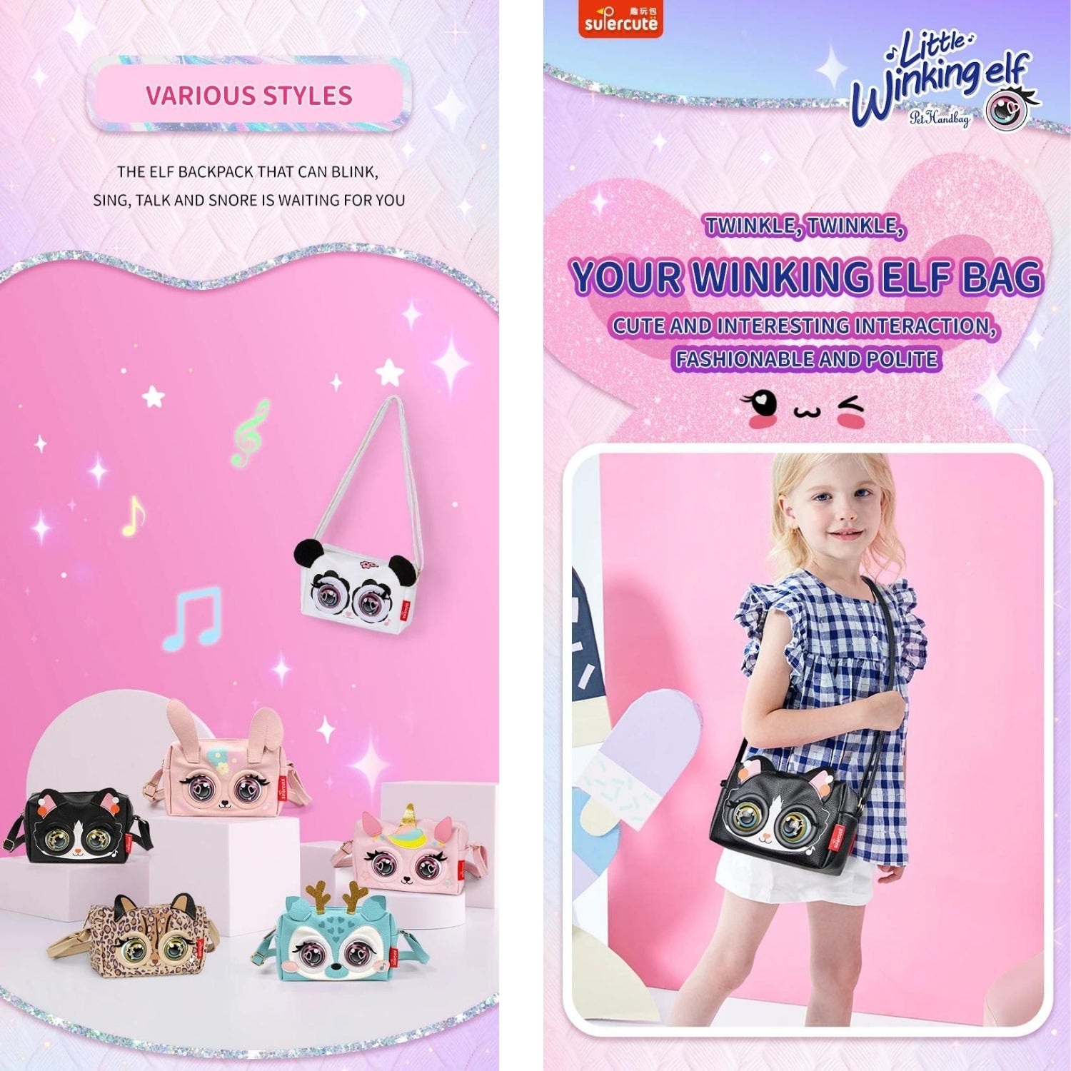 Pet Pals Crossbody Bag - Whiskers & Wonders Collection