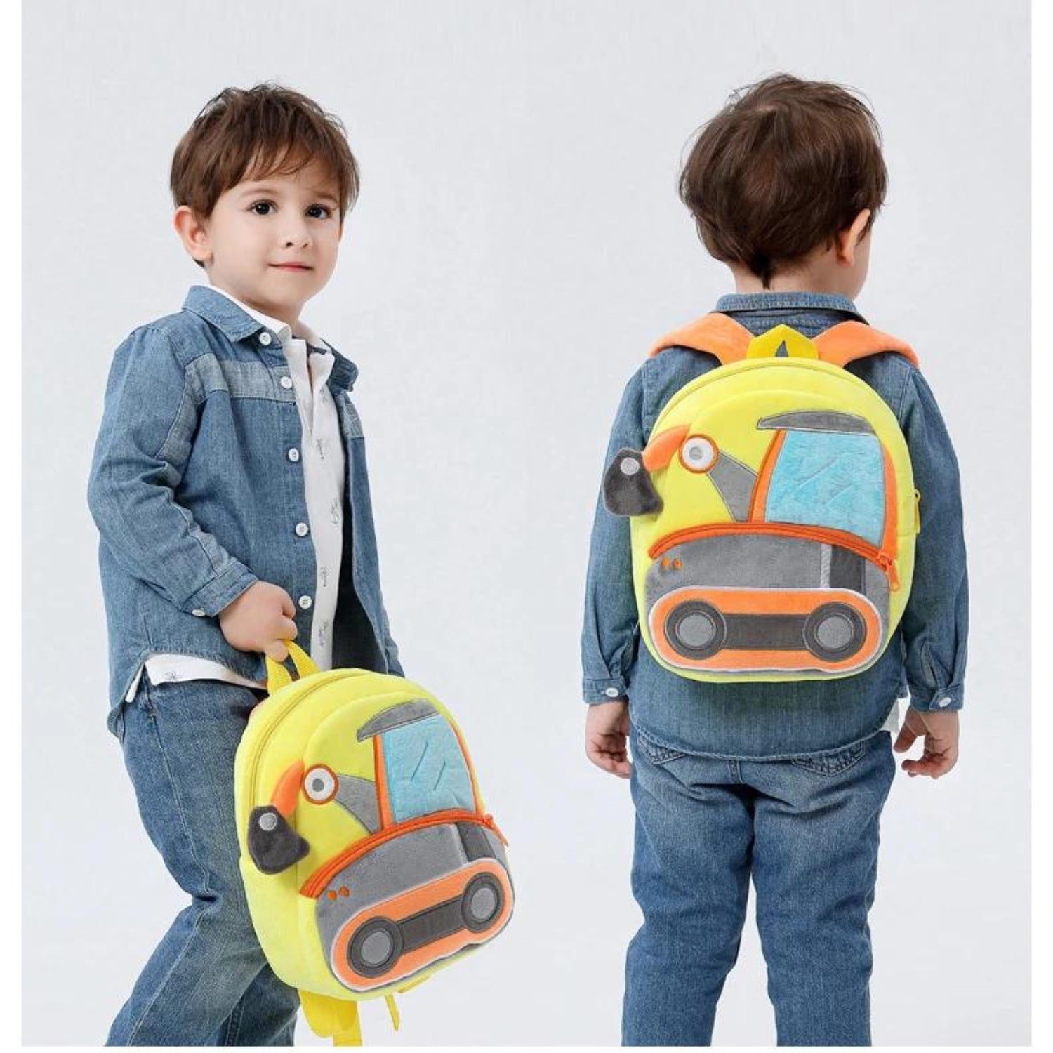 Funville Toddler's Delight Backpack - Plush Vehicle Series