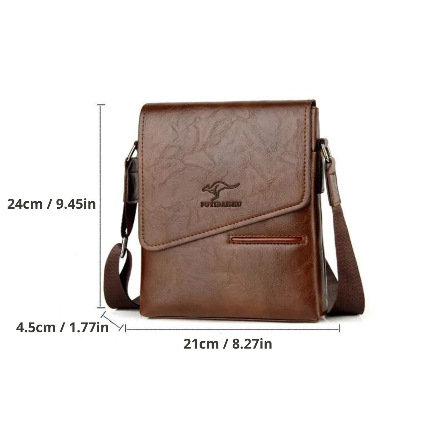 Sleek Urban Messenger Bag – Professional Men's Essential