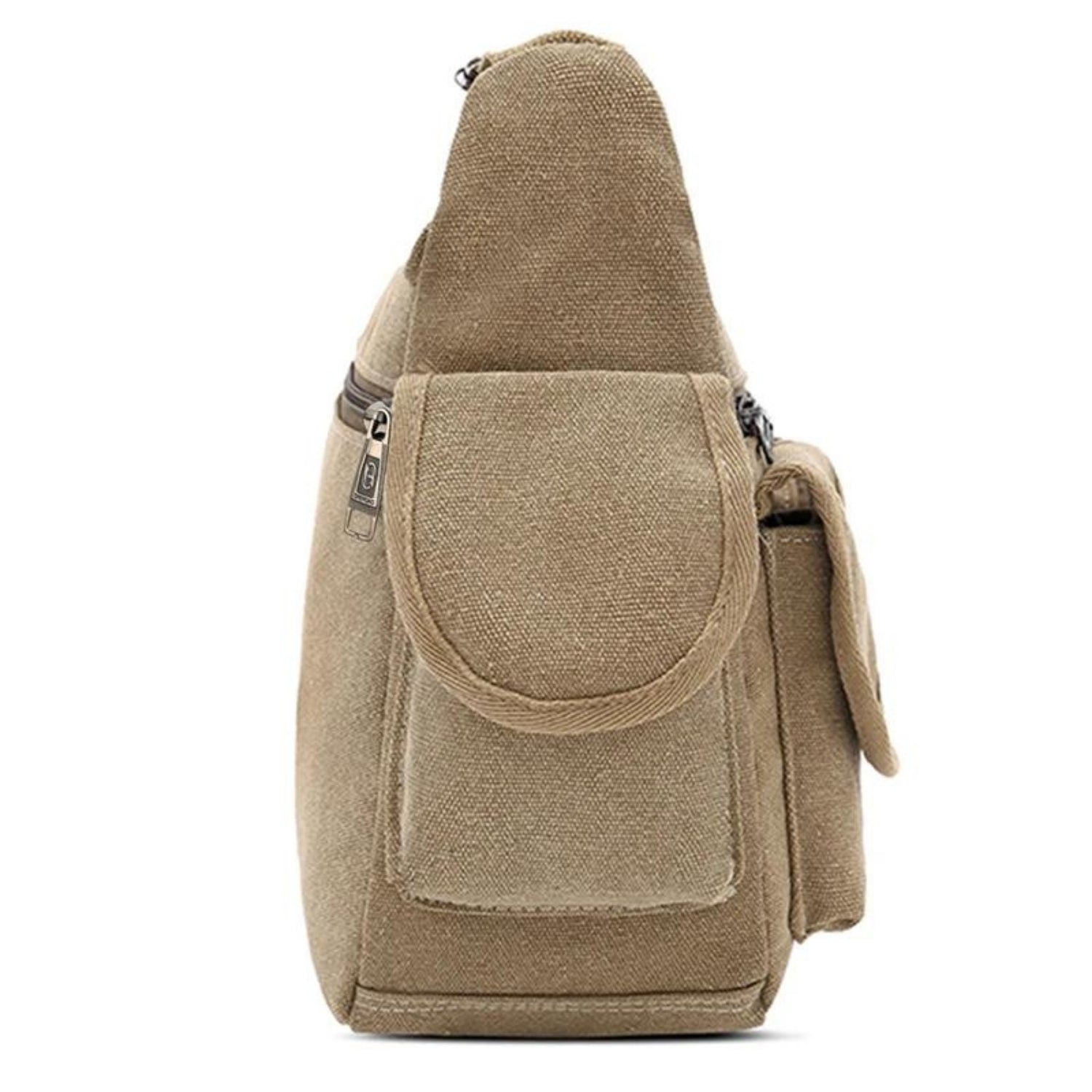 Rugged Vintage Canvas Messenger Bag