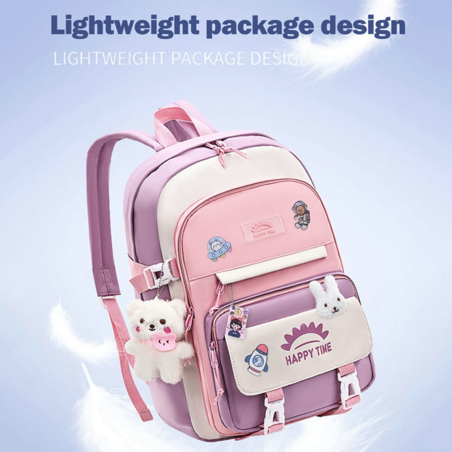 Chic Kawaii High School Backpack