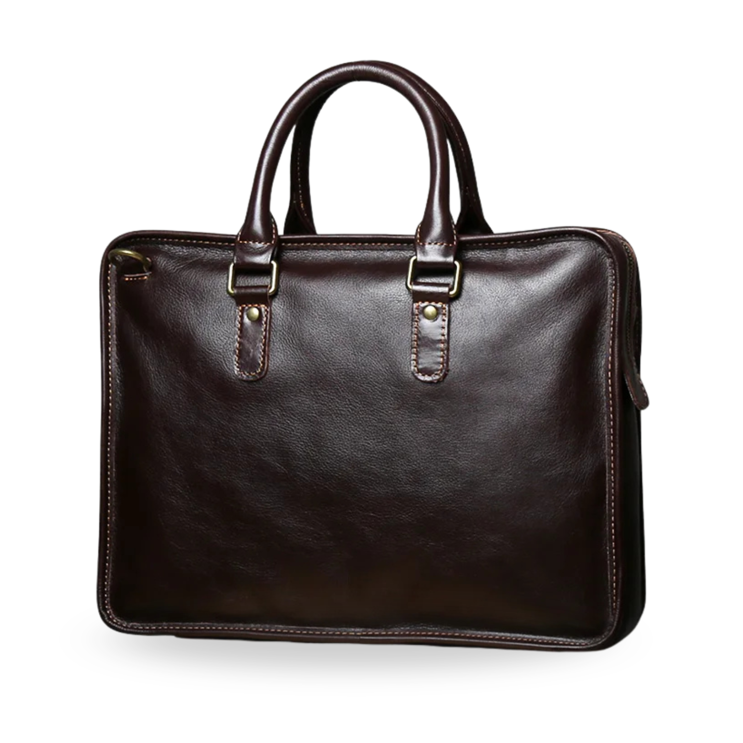 Vintage Leather Man's Briefcase – Timeless Business Essential