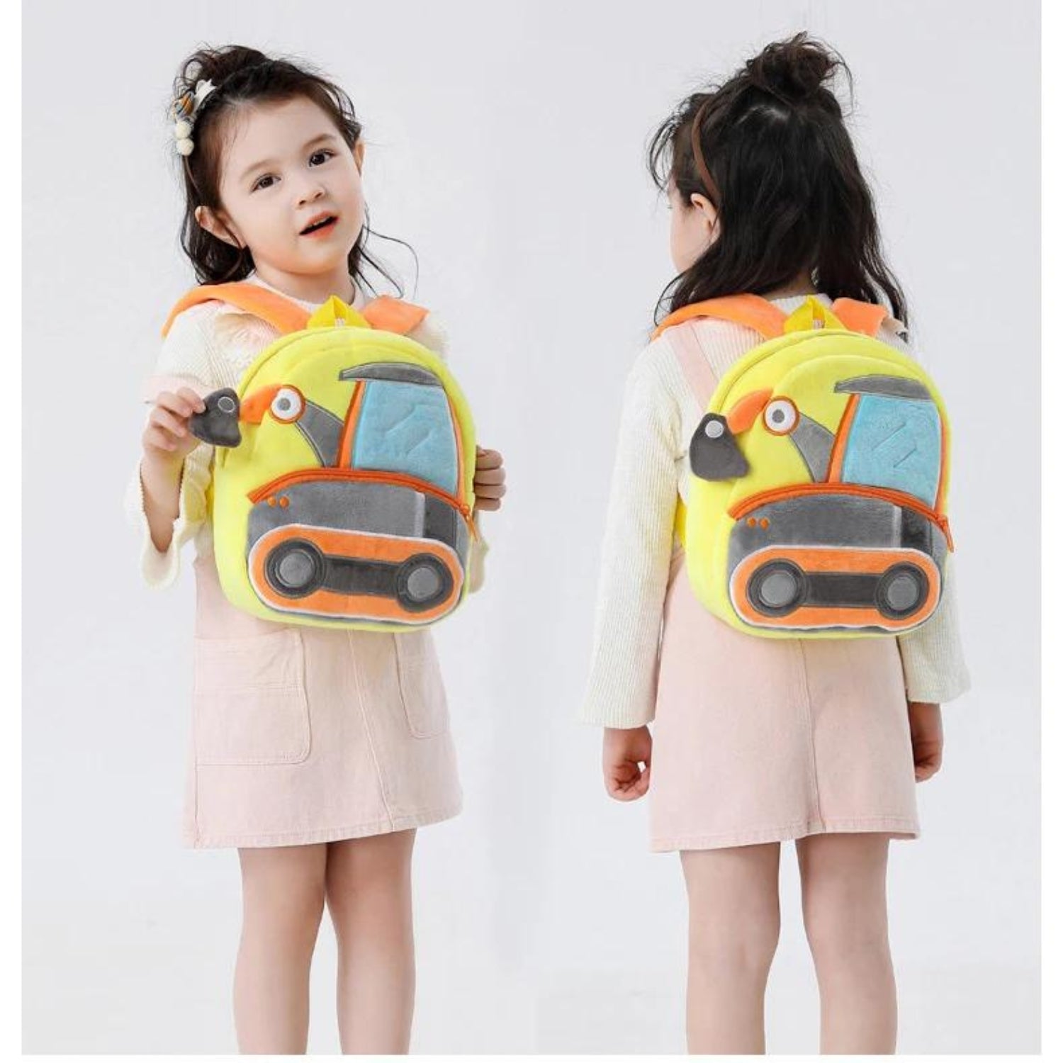 Funville Toddler's Delight Backpack - Plush Vehicle Series