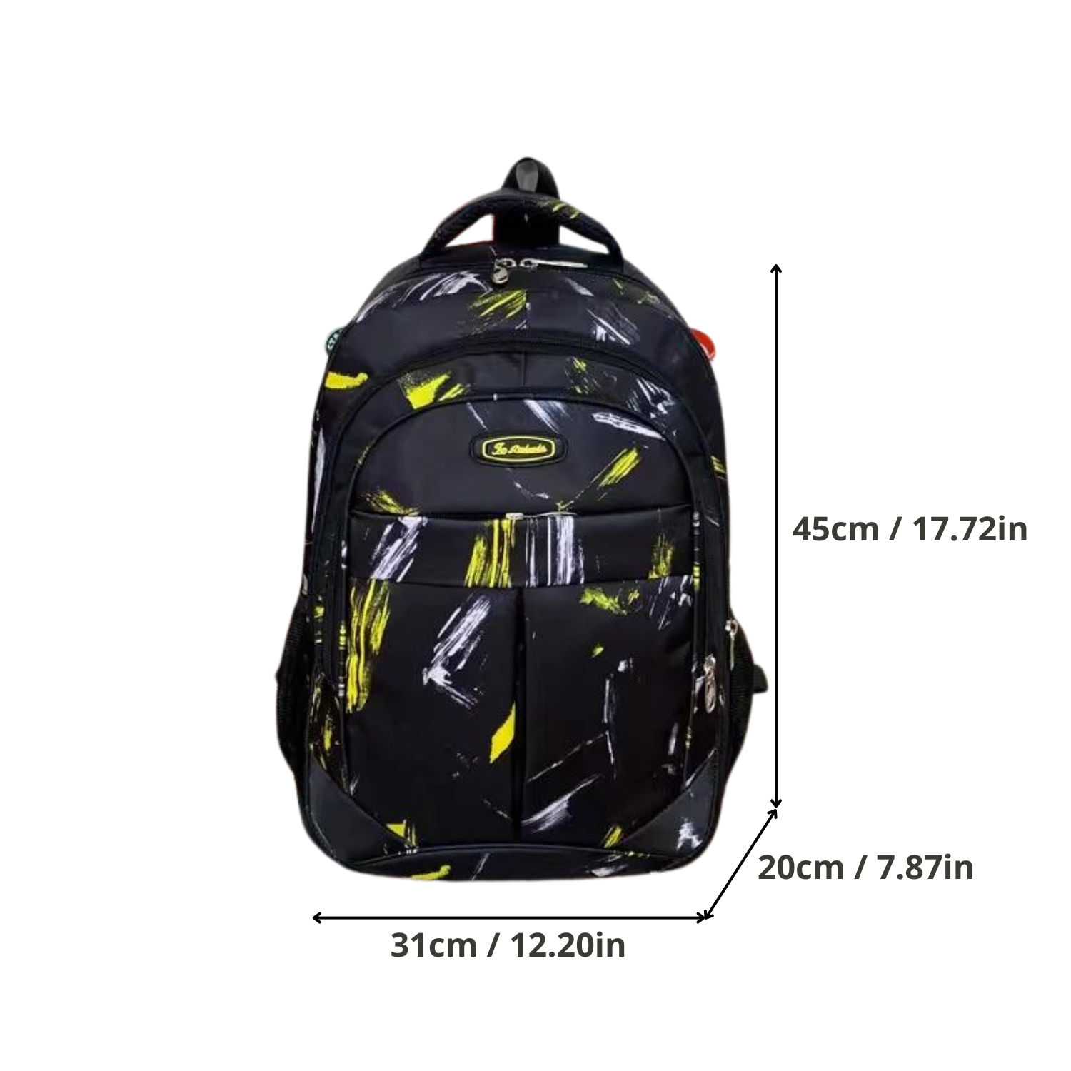 Dynamic Abstract Art Backpack - Spacious and Stylish
