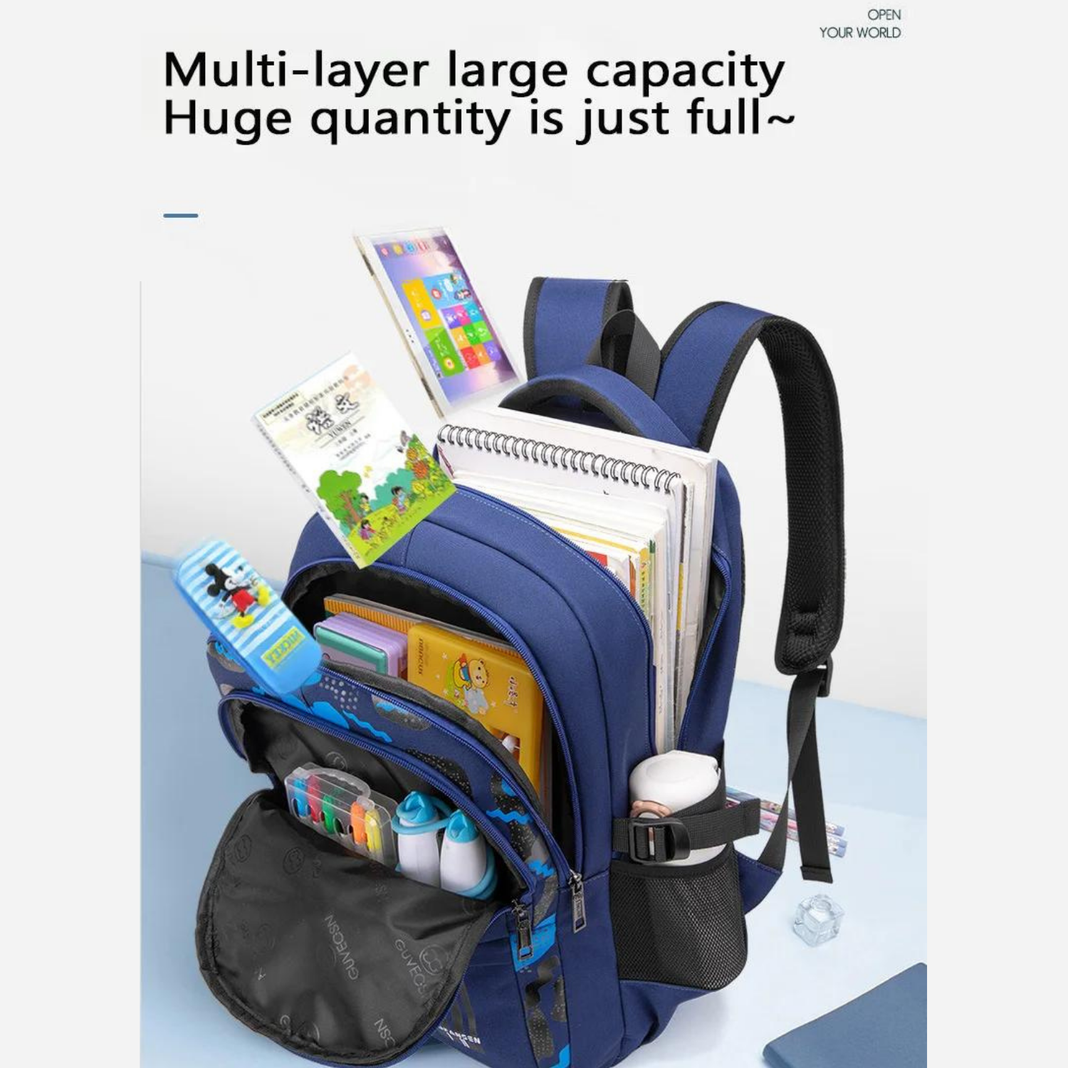 CosmoQuest Kids' Backpack Set - Stellar Blue Edition