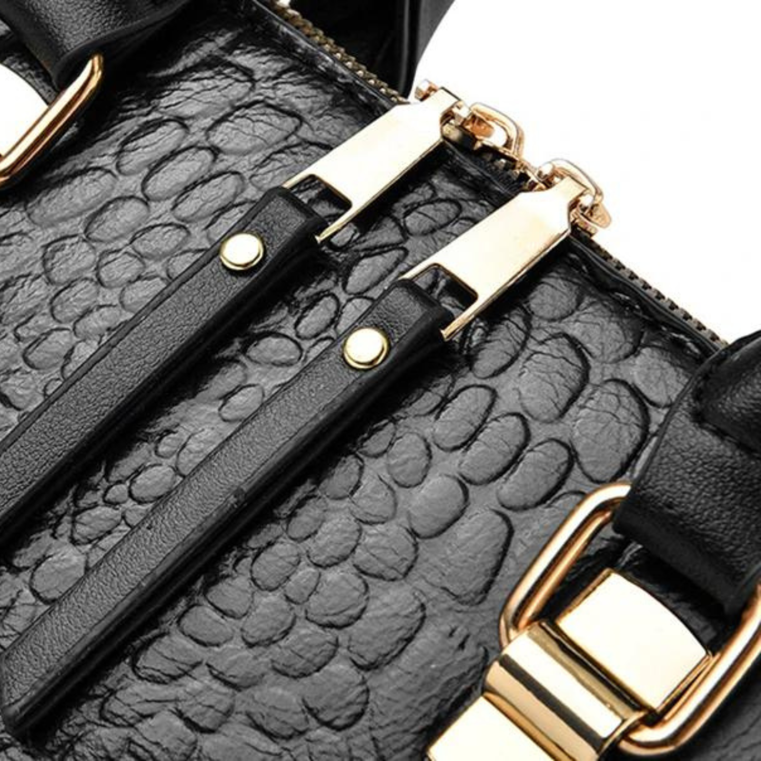 Luxurious Crocodile Pattern PU Leather Tote