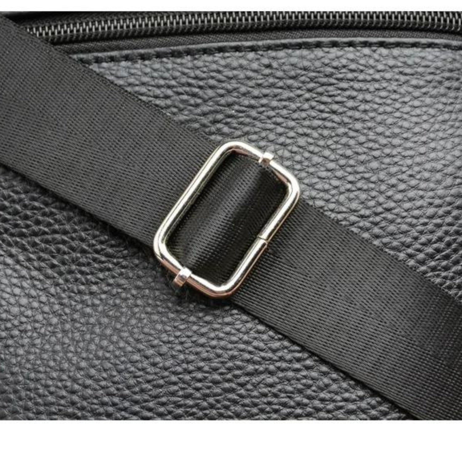 Classic Genuine Leather Crossbody Messenger Bag