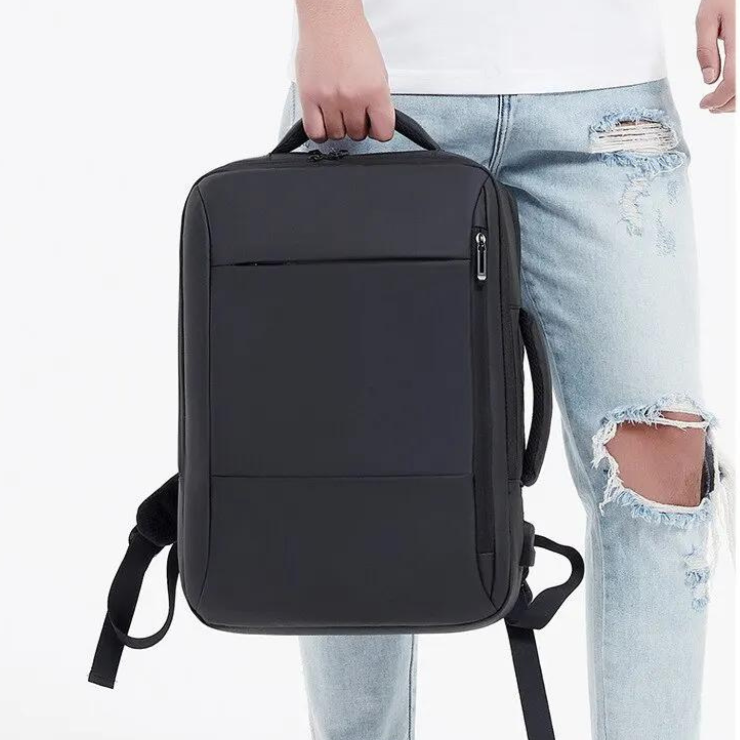 Tech-Savvy Commuter: Modern USB Charging Laptop Backpack