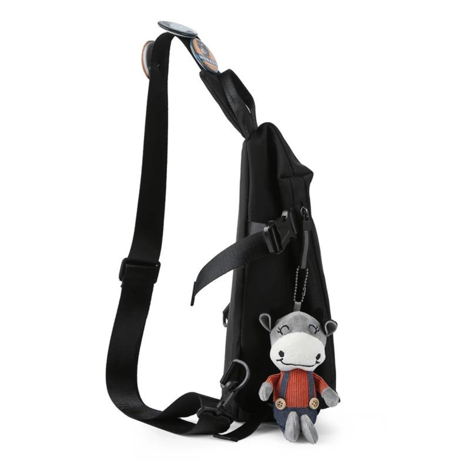 Unisex Waterproof Oxford Sling Backpack with Street Style Graphics