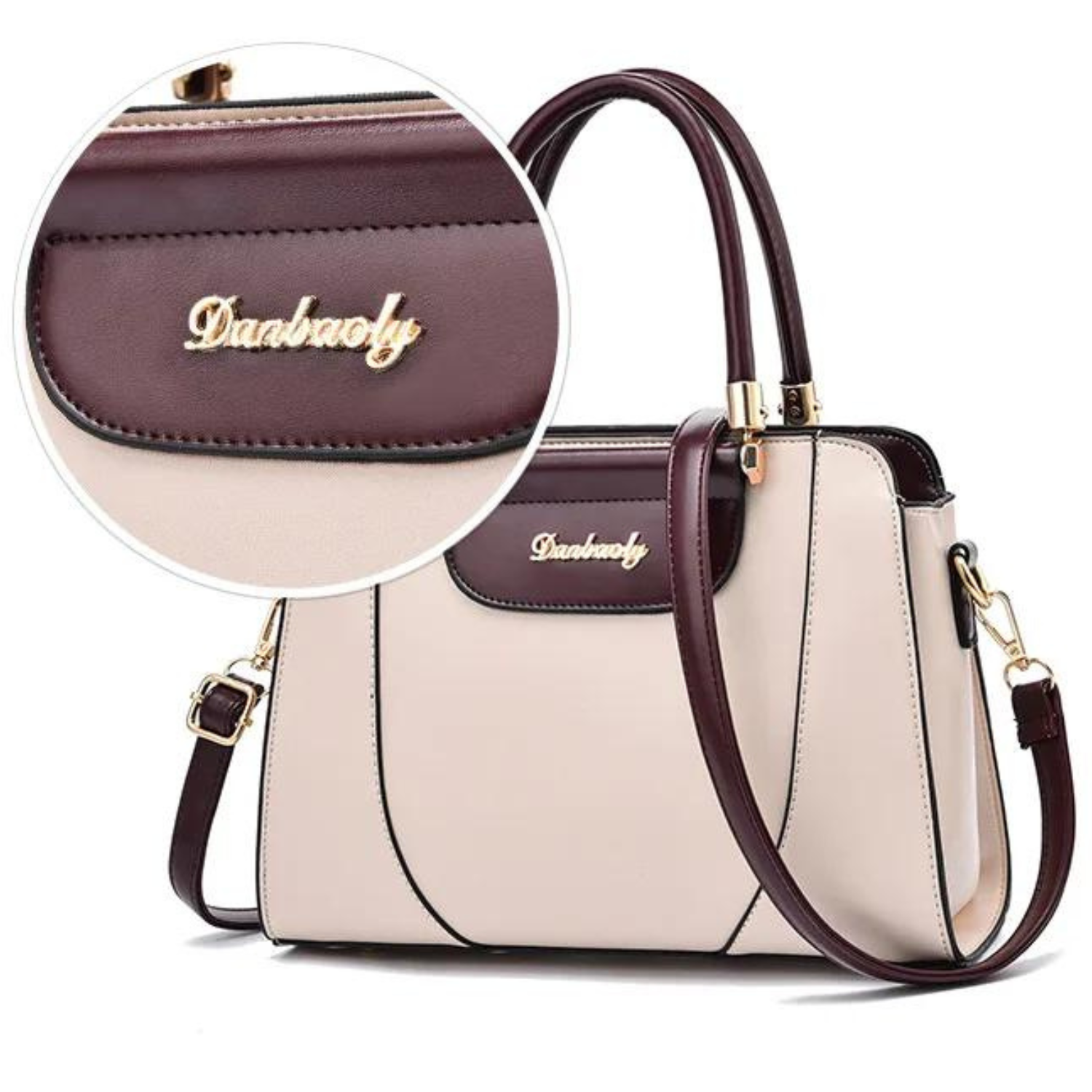 Sleek Designer Messenger Handbag