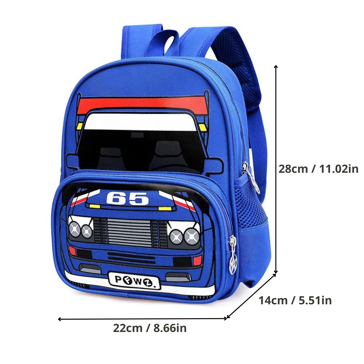 Racing Rendezvous Kids' Backpack - Zoom into School