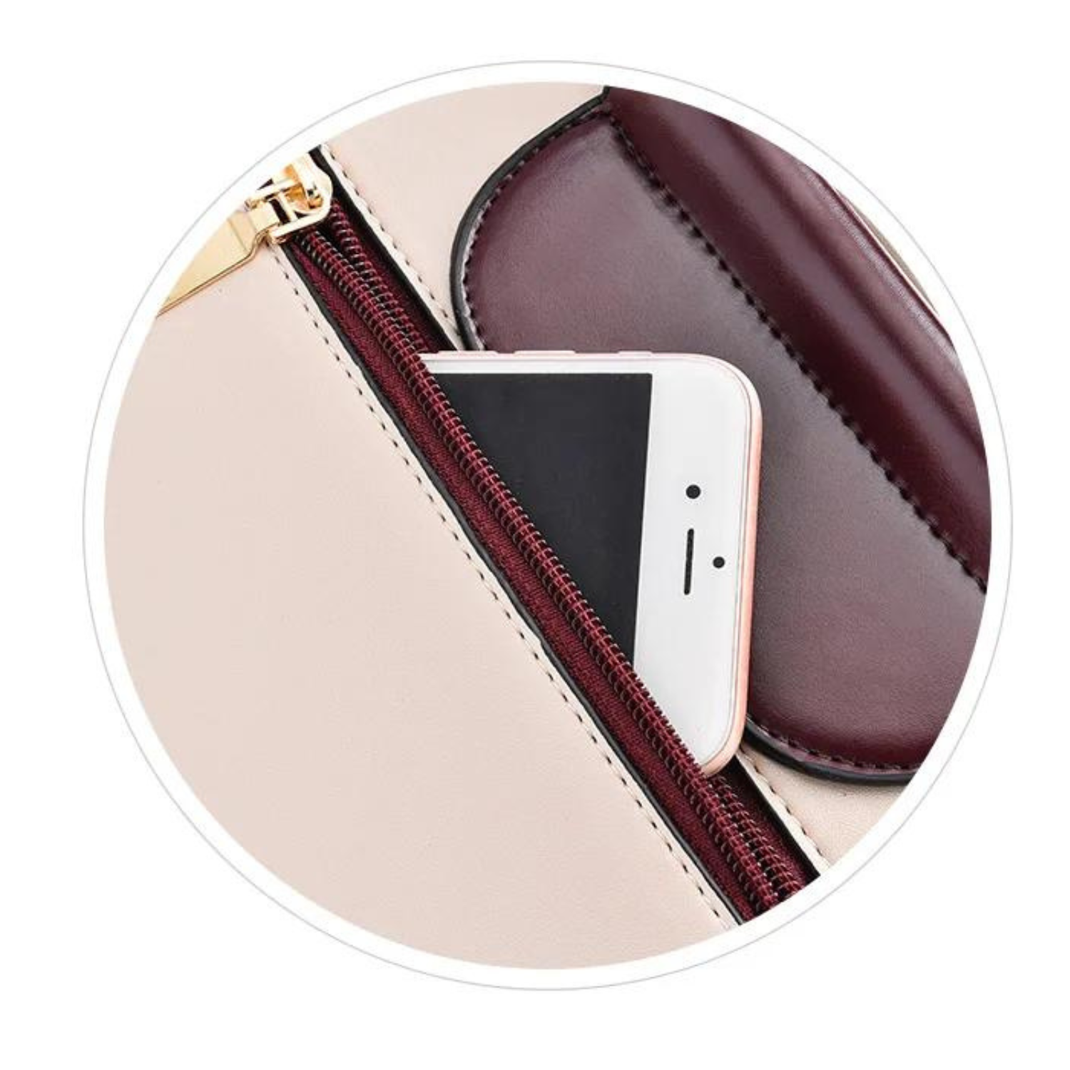 Sleek Designer Messenger Handbag