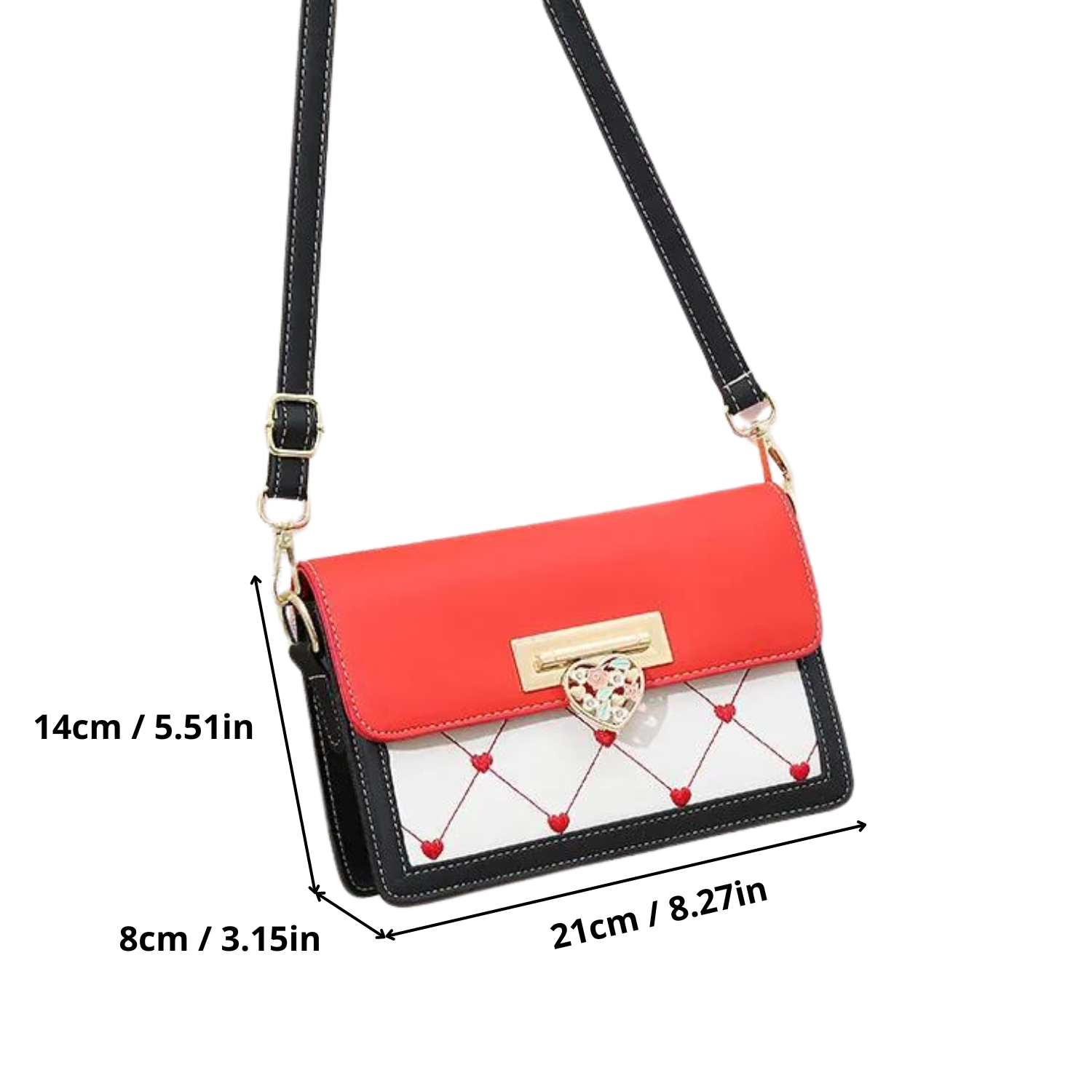 Geometric Elegance Shoulder Bag