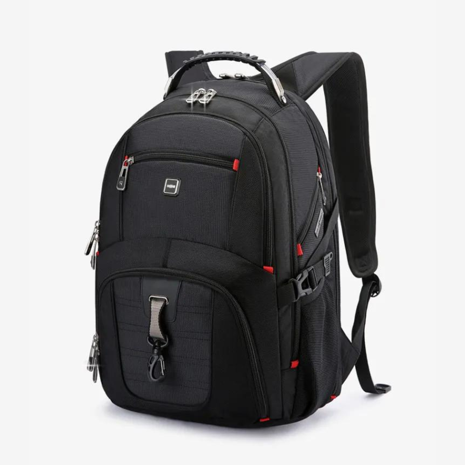 Swiss-Designed Water-Resistant Travel Bag with USB Port