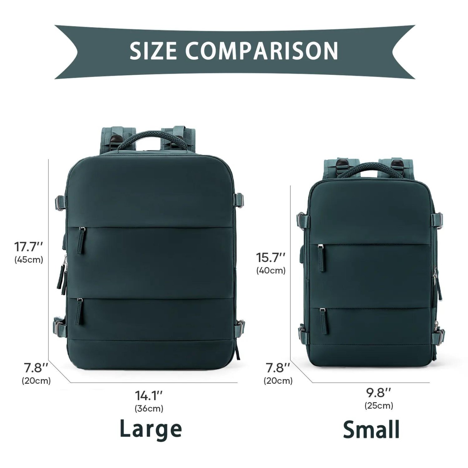 Versatile Cabin-Size Travel Backpack
