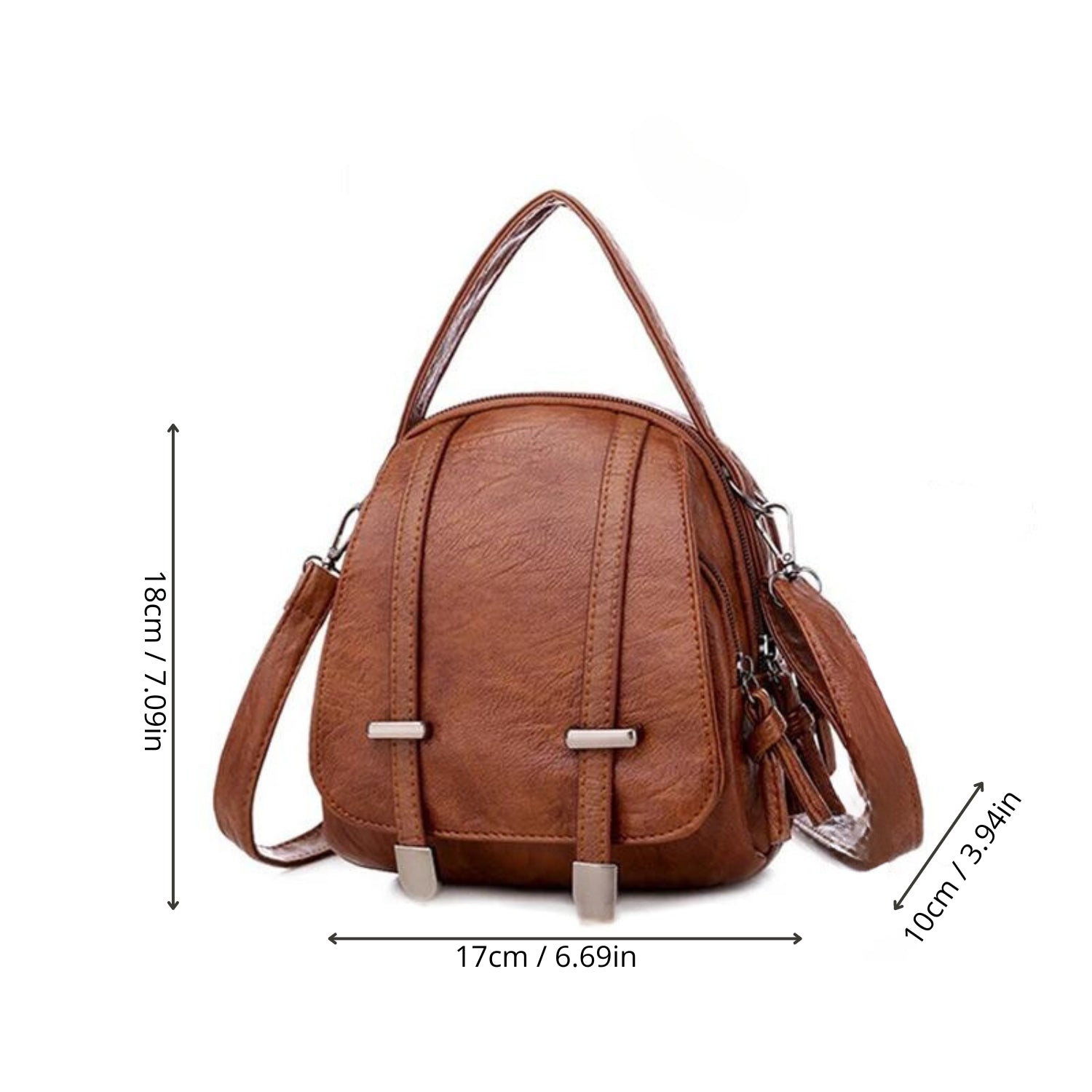Rustic Elegance Mini Crossbody – Compact & Chic for Her