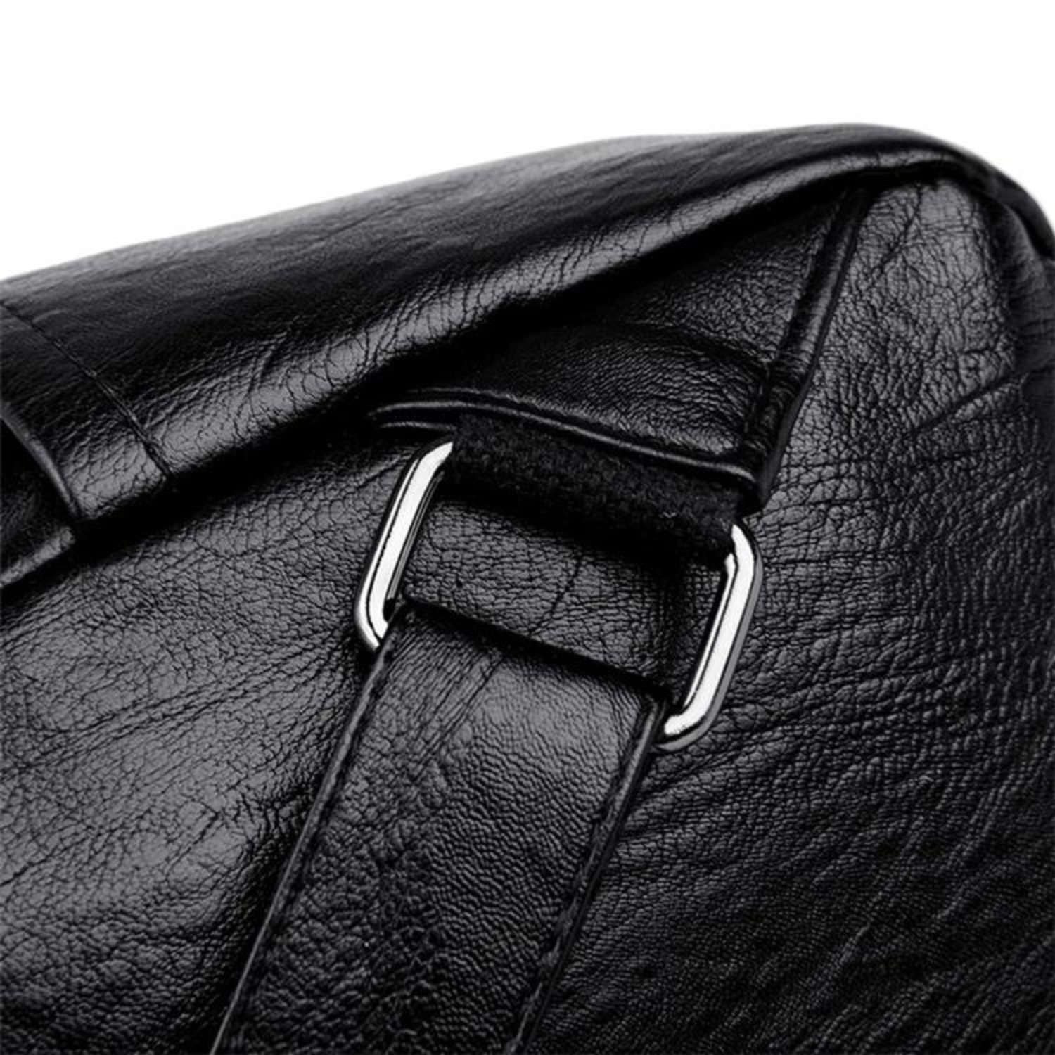 Sleek Urban Leather Backpack for Women