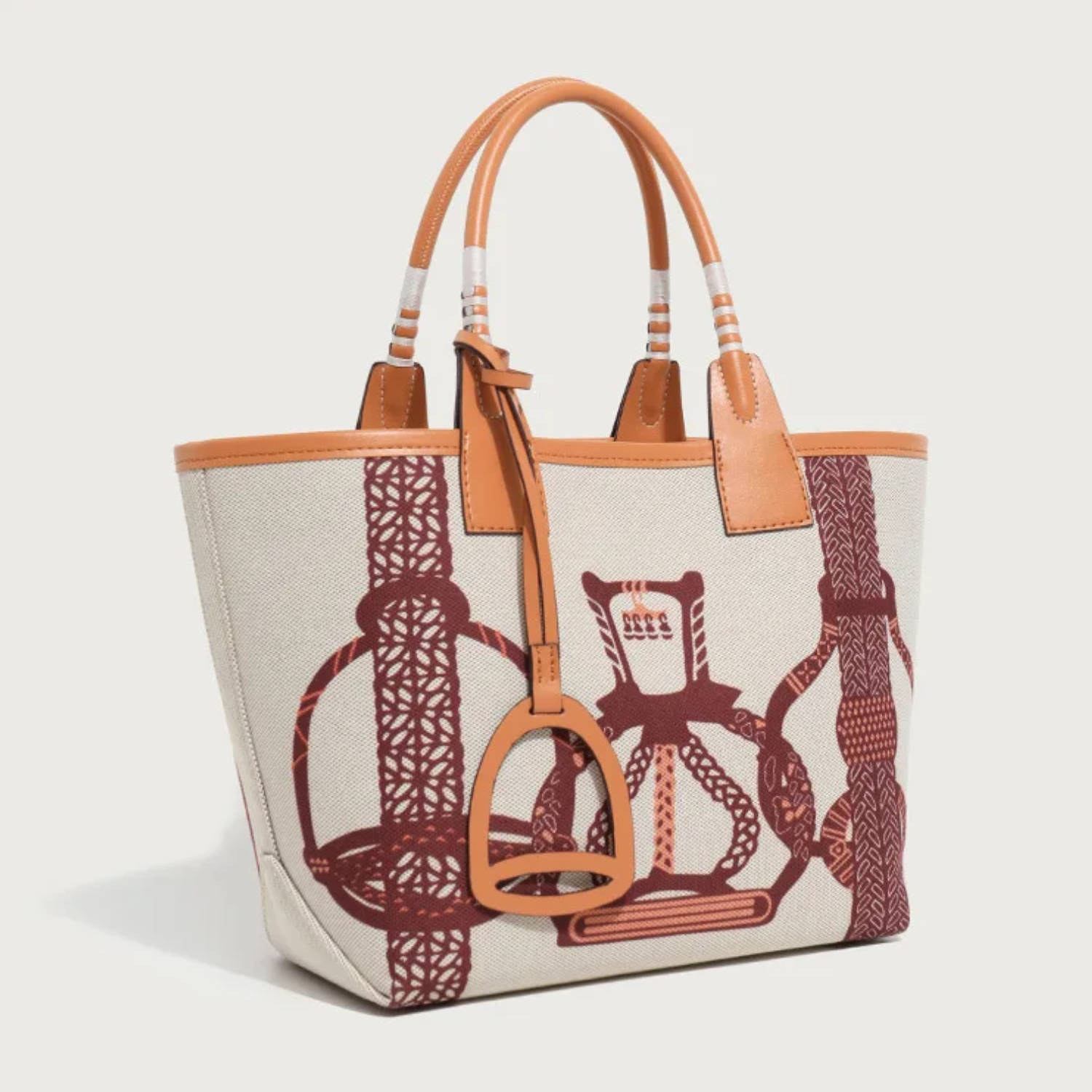 Vintage Pattern Tote Bag – Stylish Shoulder & Handbag for Women