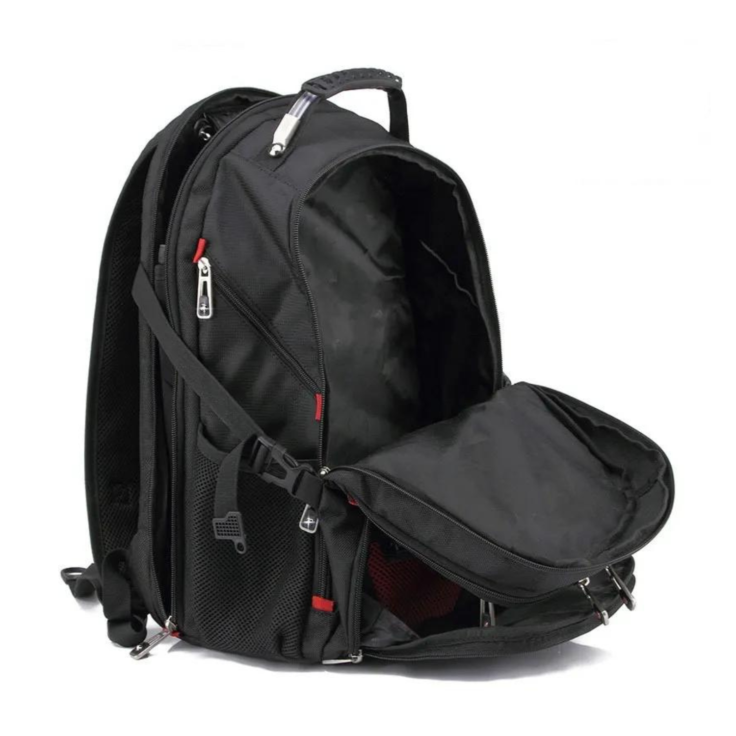 Swiss-Designed Water-Resistant Travel Bag with USB Port