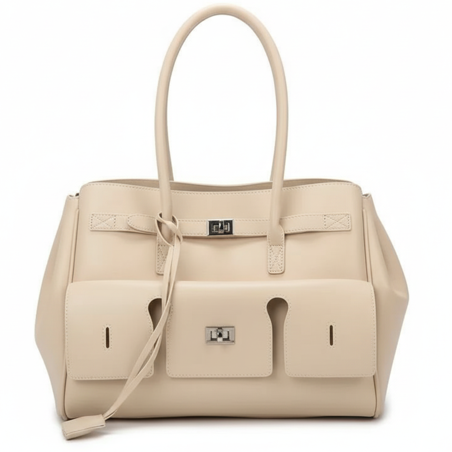 Luxury Genuine Leather Tote Bag – Large Capacity & Elegant Design