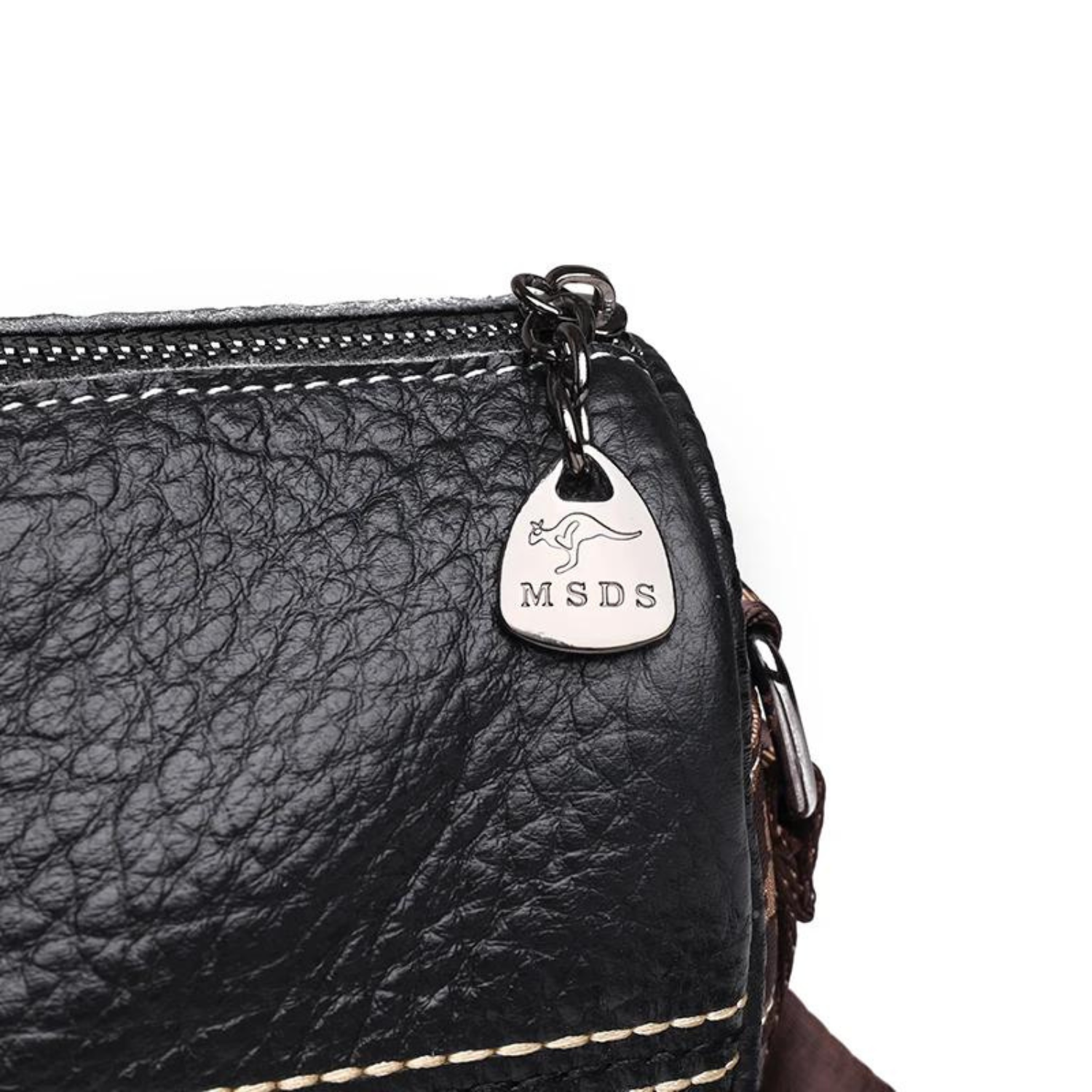 Chic Contrast Luxury Leather Crossbody Bag