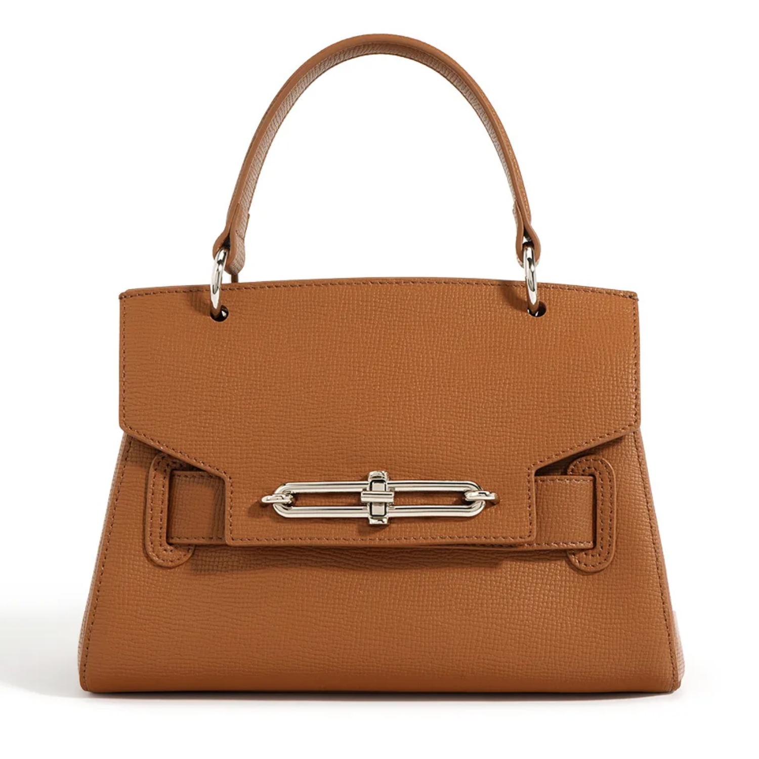 Elegant Cow Leather Handbag – Structured Women’s Business Tote