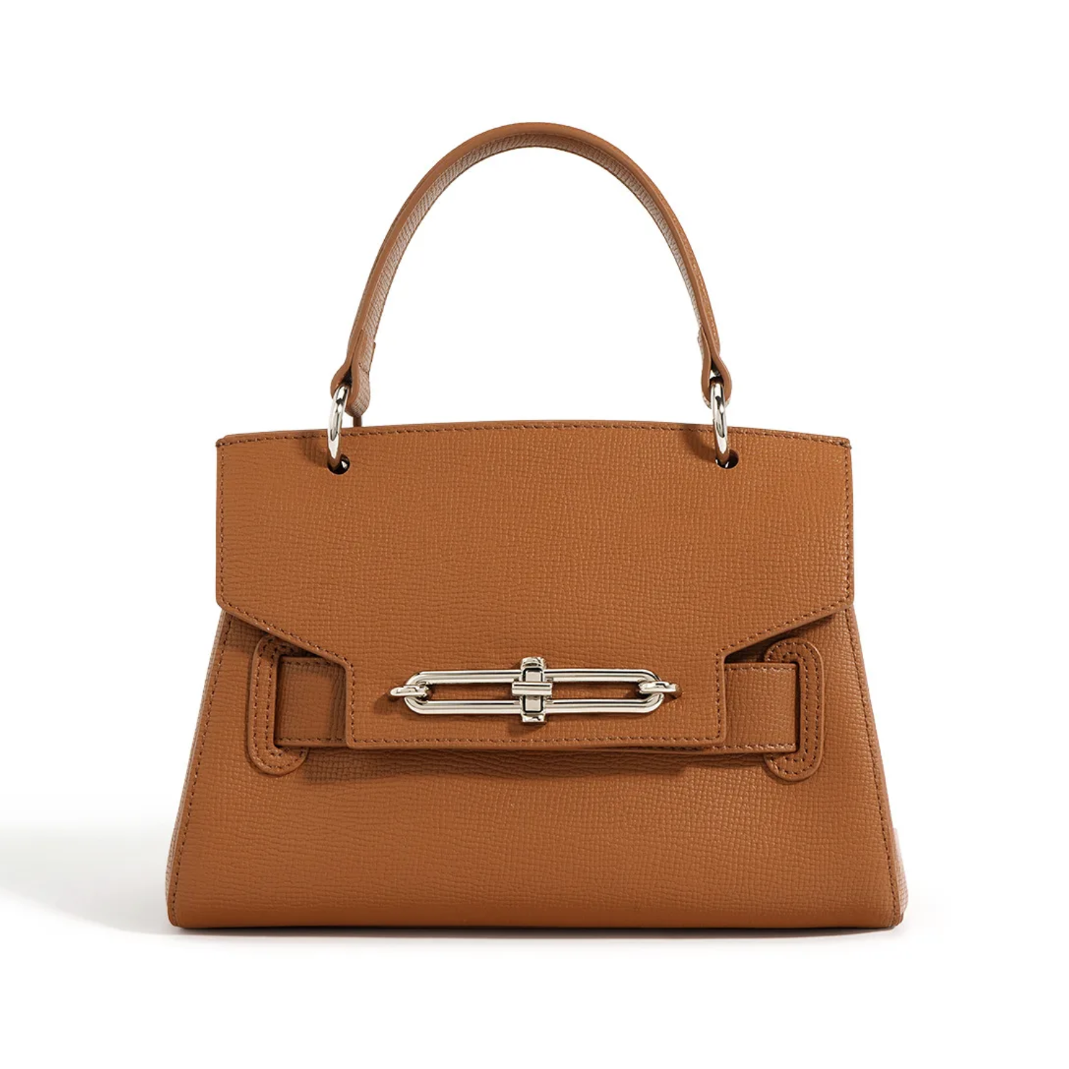 Elegant Cow Leather Handbag – Structured Women’s Business Tote