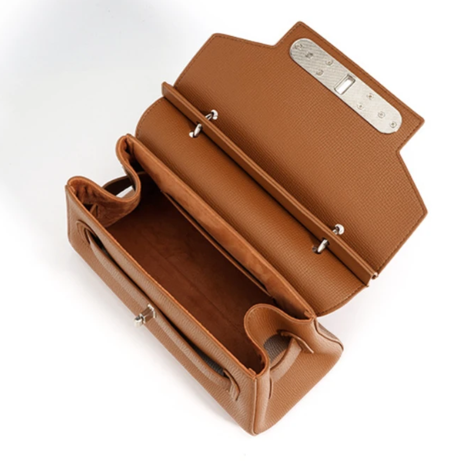 Elegant Cow Leather Handbag – Structured Women’s Business Tote